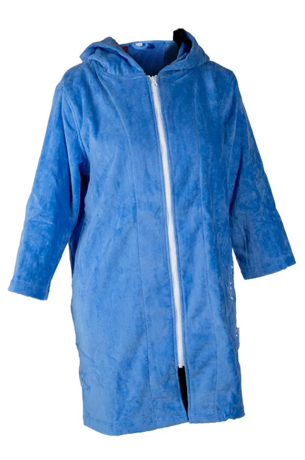 Towel Robes & Ponchos|Back Beach Co Riptide Hooded Towel Robe S/M Blue