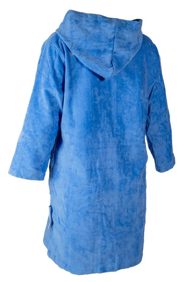 Towel Robes & Ponchos|Back Beach Co Riptide Hooded Towel Robe S/M Blue