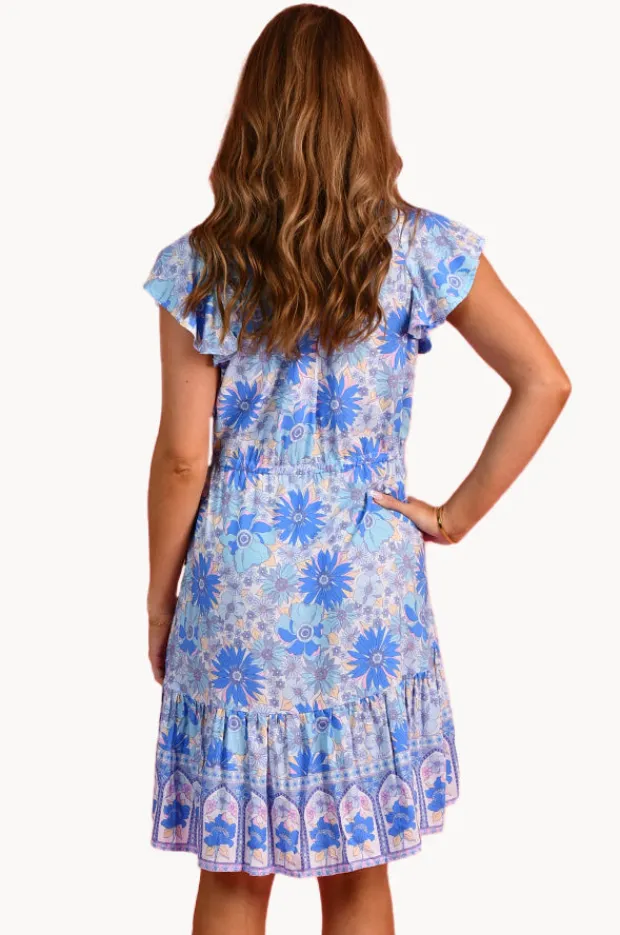 Dresses|Go Girl Boho Daisy Twiggy Dress Blue