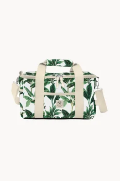 Cooler Bags|Picnic Vibes|Good Vibes Botanical Deluxe 15 Can Cooler Bag Green