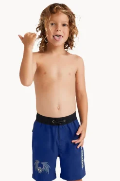 Boardshorts|Billabong Boys Afterlife Elastic Boardshort Royal