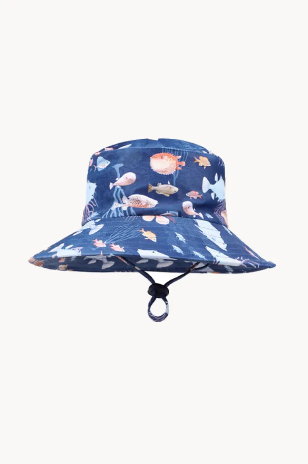 Hats|Minihaha Boys Aiden Swim Hat Navy