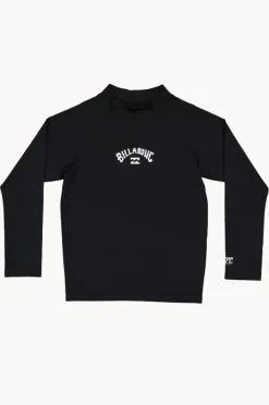Rashies & Sunsuits|Billabong Boys All Day Arch Long Sleeve Suntop Black