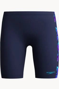 Jammers|Jammers|Speedo Boys Allover Print Panel Jammer Peacoat