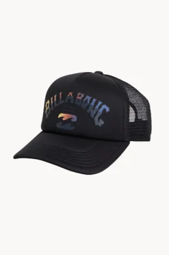 Hats|Billabong Boys Arch Fade Trucker Cap BLACK