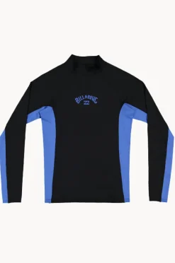 Rashies|Billabong Boys Arch Long Sleeve Suntop Black/Blue