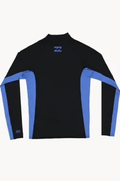 Rashies|Billabong Boys Arch Long Sleeve Suntop Black/Blue