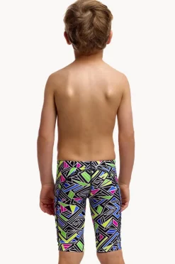 Jammers|Funky Trunks Boys Bits Of Peace Jammer Black/multi