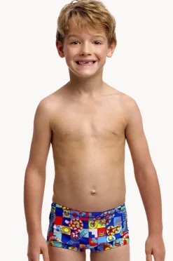 Trunks|Swimwear|Funky Trunks Boys Bored Games Trunk Multi