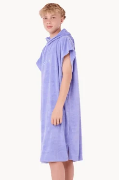 Towel Robes & Ponchos|Towel Robes & Ponchos|Rip Curl Boys Brand Hooded Towel Bright blue
