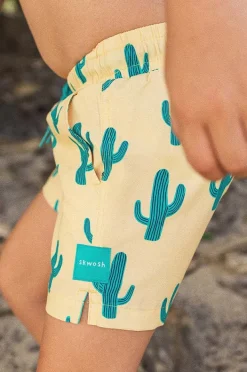 Boardshorts|Skwosh Boys Cactus Jack Eco Short Yellow
