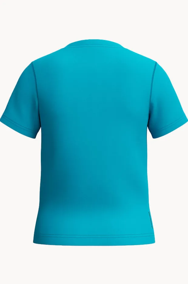Rashies|Speedo Boys Classic Logo Short Sleeve Suntop Blue