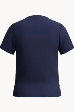 Rashies|Speedo Boys Classic Logo Short Sleeve Suntop Peacoat