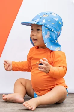 Hats|Minihaha Boys Conway Legionnaire Hat Blue