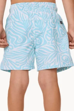 Boardshorts|Rip Curl Boys Cosmic Surfing Volley Boardshort Light Blue