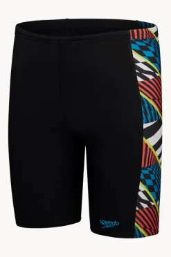 Jammers|Speedo Boys Digital Panel Jammer Black/multi