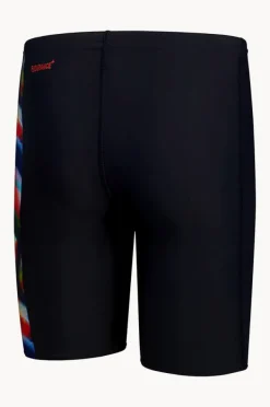 Jammers|Speedo Boys Digital Panel Jammer Navy/multi