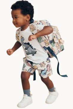 Boardshorts|Boardshorts|Huxbaby Boys Dino Boardshort Almond