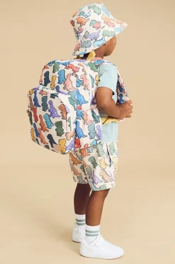 Hats|Huxbaby Boys Dino Play Swim Hat Multi