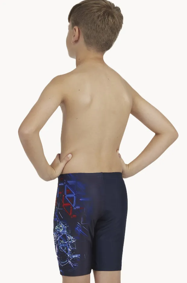 Jammers|Zoggs Boys Dinobot Mid Jammer Navy/Red