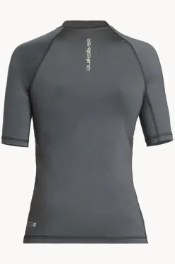 Rashies|Quiksilver Boys Everyday Short Sleeve Suntop Iron