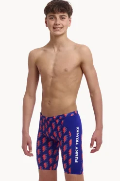 Jammers|Funky Trunks Boys Flash Jammer Navy/red