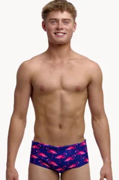 Trunks|Funky Trunks Boys Flocked Up Trunk Purple/pink
