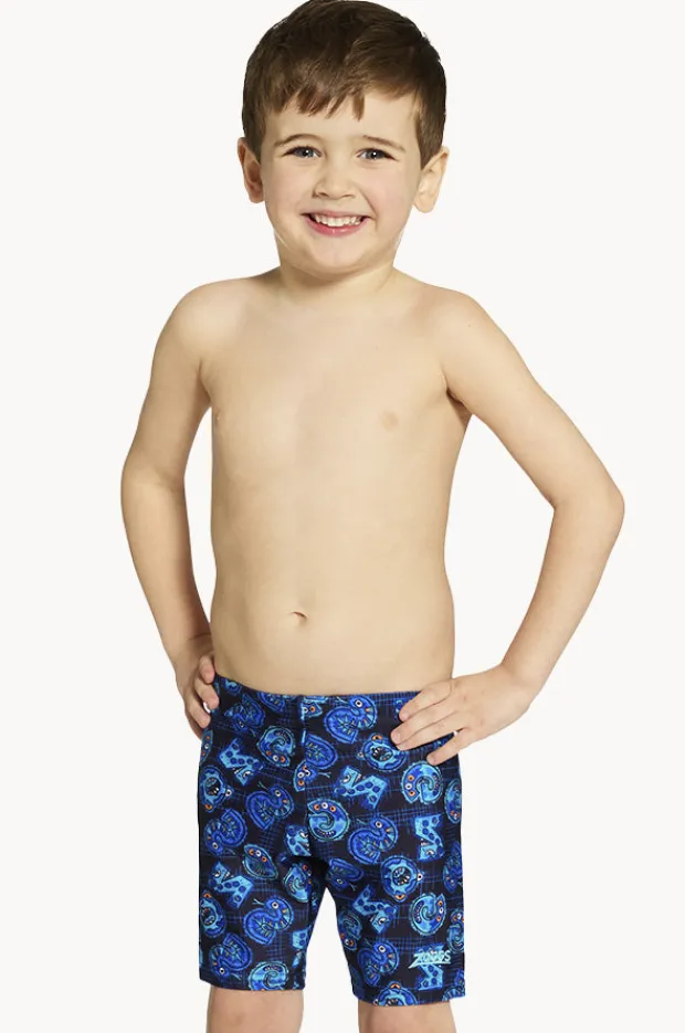 Jammers|Zoggs Boys Fontopia Midi Jammer NAVY/BLUE
