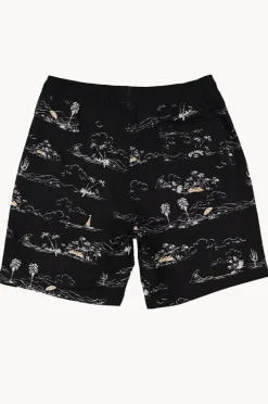 Boardshorts|Billabong Boys Good Times Layback Boardshort Black