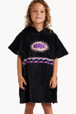 Towel Robes & Ponchos|Towel Robes & Ponchos|Billabong Boys Hooded Towel BLACK