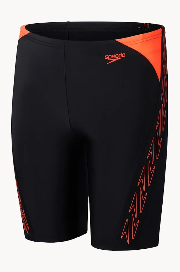 Jammers|Speedo Boys Hyperboom Splice Jammer Black/red