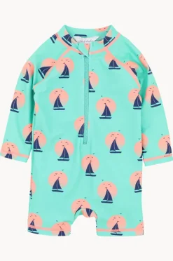 Rashies & Sunsuits|Rashies & Sunsuits|Minihaha Boys Jarvis Sunsuit Green