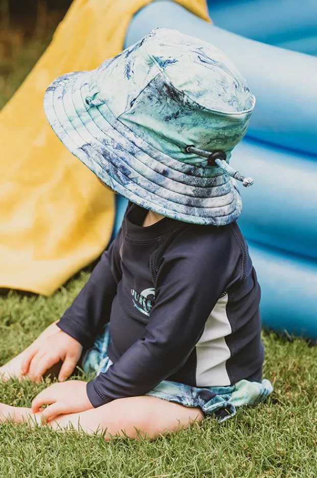 Hats|Minihaha Boys Leo Swim Sunhat