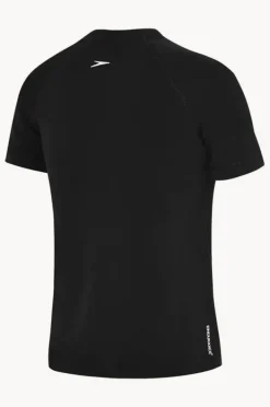 Rashies|Rashies & Sunsuits|Speedo Boys Logo Suntop BLACK