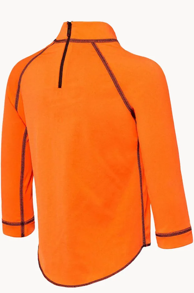 Rashies & Sunsuits|Speedo Boys Long Sleeve Suntop Fluro Orange