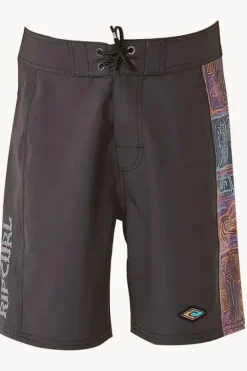 Boardshorts|Rip Curl Boys Lost Islands Block Mirage Boardshort Washed Black