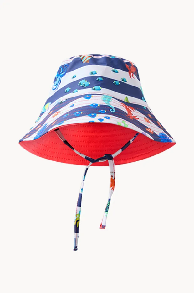 Hats|Milky Boys Marine Swim Hat Navy/white