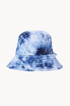 Hats|Minihaha Boys Max Swirl Sunhat Navy/White