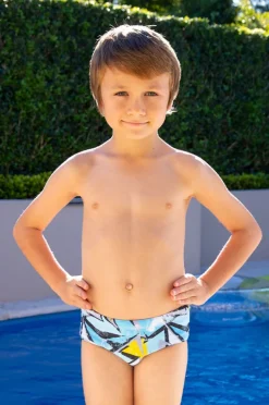 Briefs|Salty Ink Boys Beach Racer Brief Miami