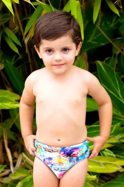 Swim Nappies|Salty Ink Boys Beach Swim Nappy Miami