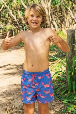 Boardshorts|Skwosh Boys Mr Pinchy Eco Short Navy