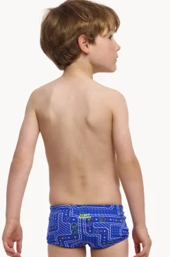 Trunks|Funky Trunks Boys Much Munchies Trunk Blue/multi