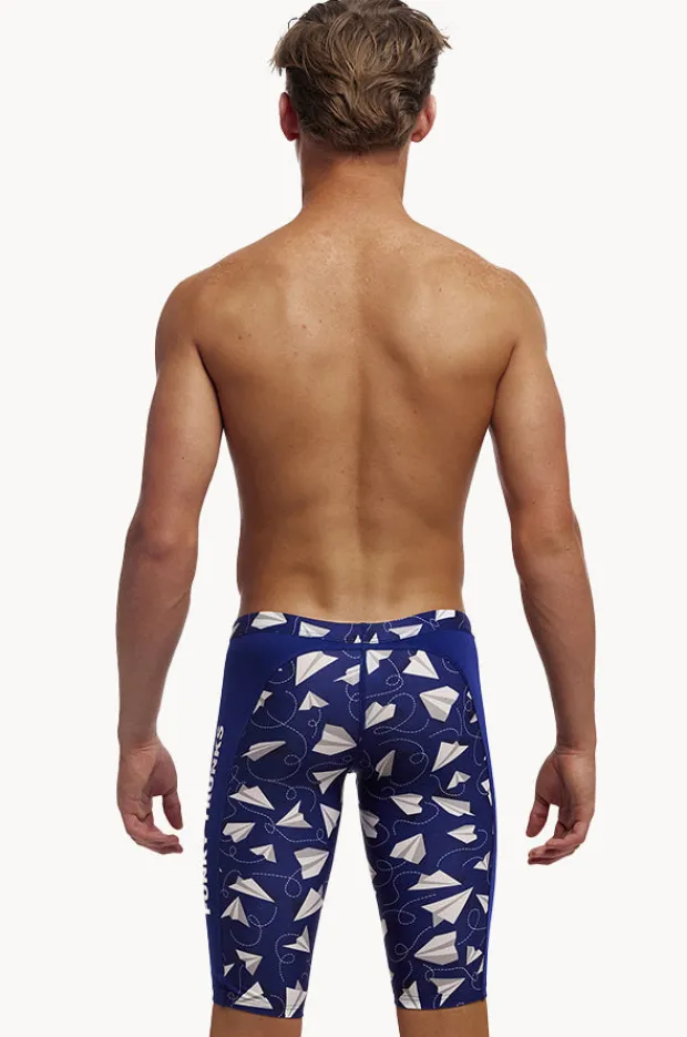 Jammers|Funky Trunks Boys Paper Plain Jammer Navy