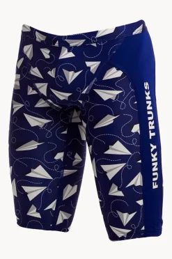 Jammers|Funky Trunks Boys Paper Plain Jammer Navy