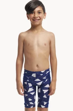 Jammers|Funky Trunks Boys Paper Plain Jammer Navy