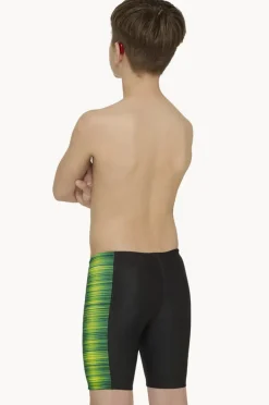 Jammers|Zoggs Boys Pipeline Panelled Mid Jammer Black/Green