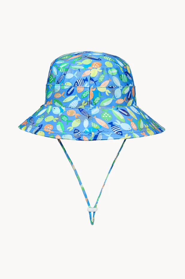 Hats|Bedhead Boys Pisces Classic Bucket Sunhat Blue/Multi