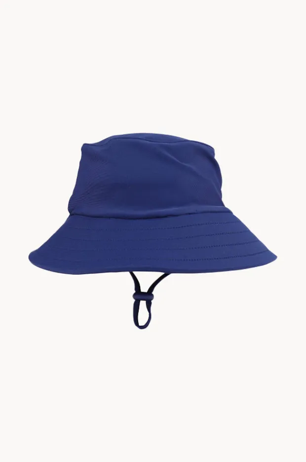 Hats|Minihaha Boys Plain Swim Hat Navy