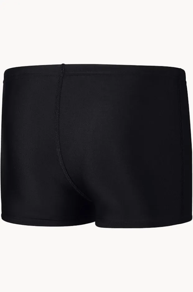 Trunks|Speedo Boys Plastisol Placement Aquashort Black/orange