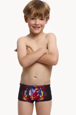 Trunks|Funky Trunks Boys Pride Alive Trunk Black/multi